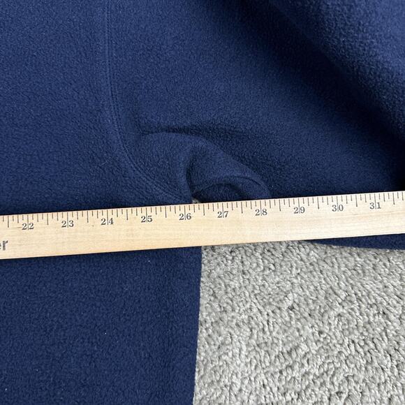 VTG Pepsi Sweatshirt Mens L Navy Blue Fleece Crewneck Spell Out Logo Pullover - Picture 9 of 10